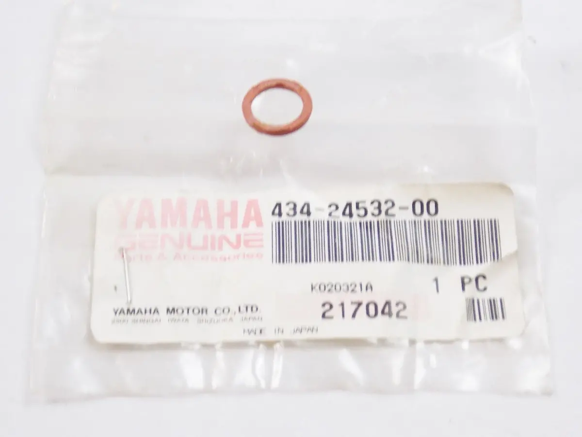 Nos Yamaha 1966-1979 Gasket Ht1 Rs100 Mx175 Ty250 Dt175 Yas1 L5 434-24532-00 1