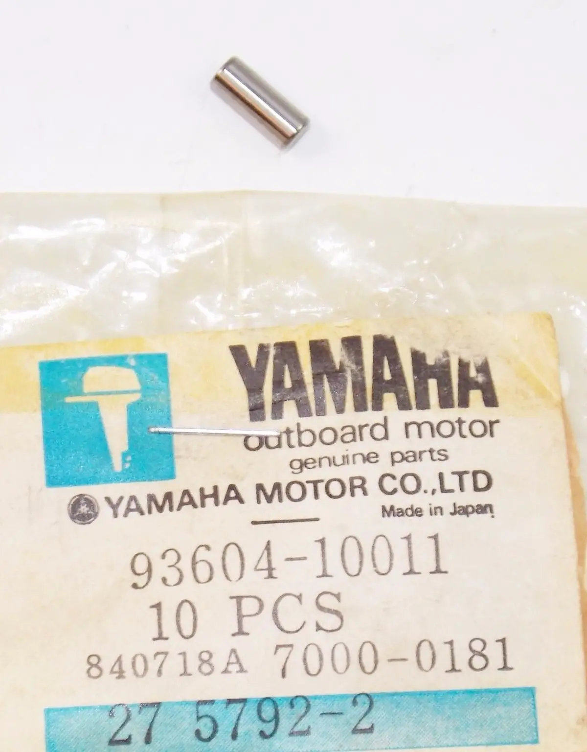 Nos Yamaha 1970-2016 Xt250 Ar190 Ar190 Ytm200ek Pin Dowel 93604-10011 1