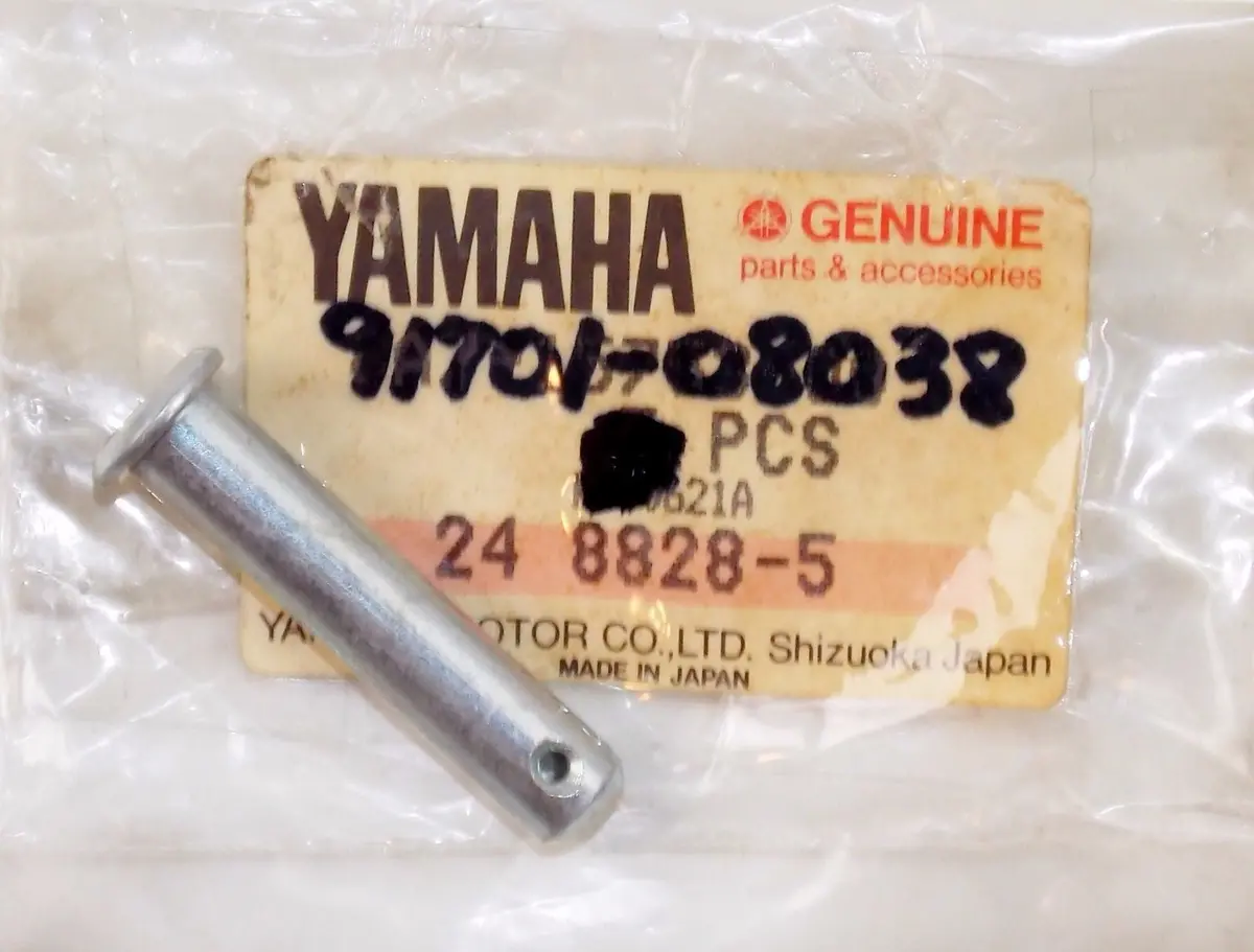 Nos Oem Yamaha 1971-2015 Pin Clevis Jt1 Gtmx Dt125 Xt600eac Tw200 91701-08038 1