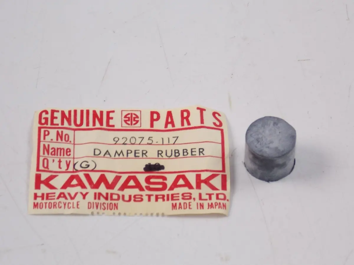 Nos Kawasaki 1975 1976 Cylinder Head Rubber Damper (2) F9 Km100 Kd100  92075-117 1
