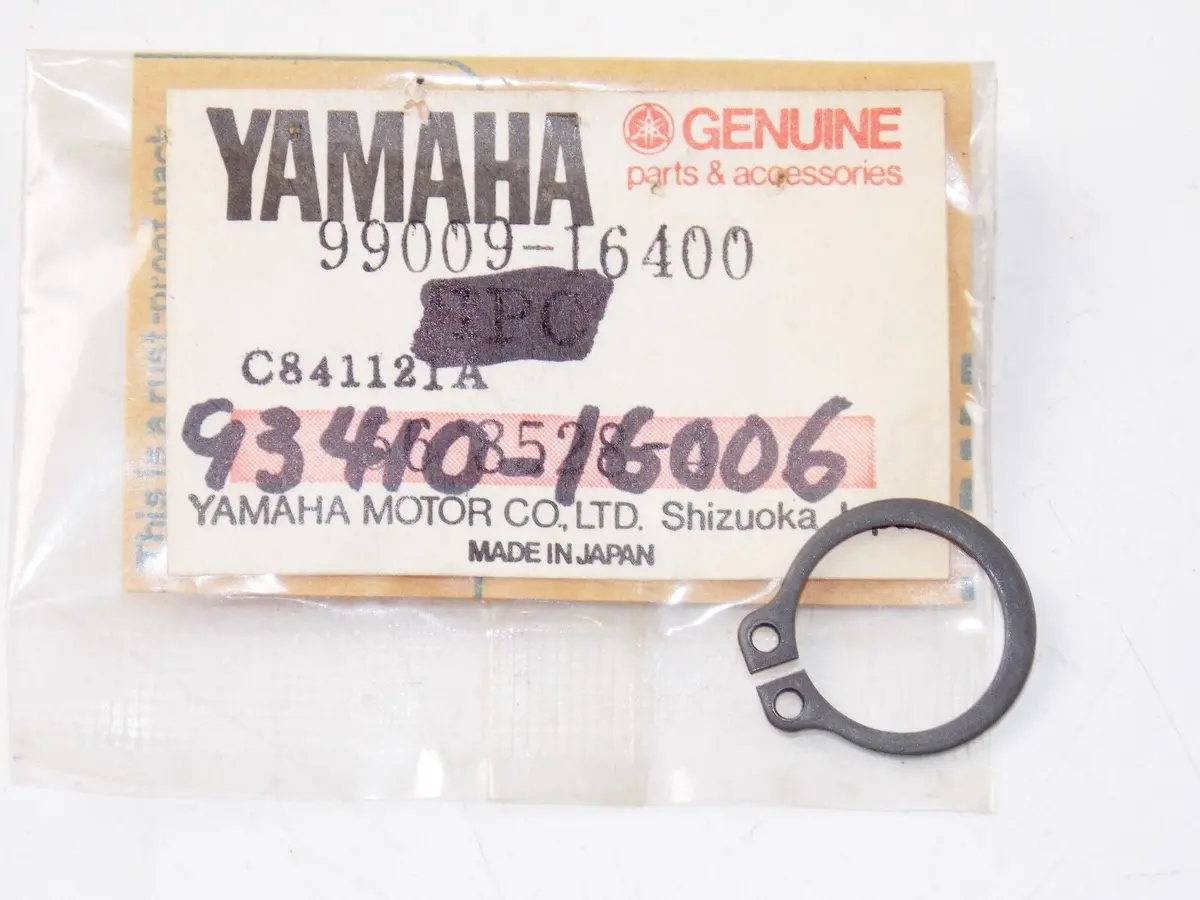 Nos Yamaha 1979-2016 Transmission Circlip S-Type 99009-16400 1