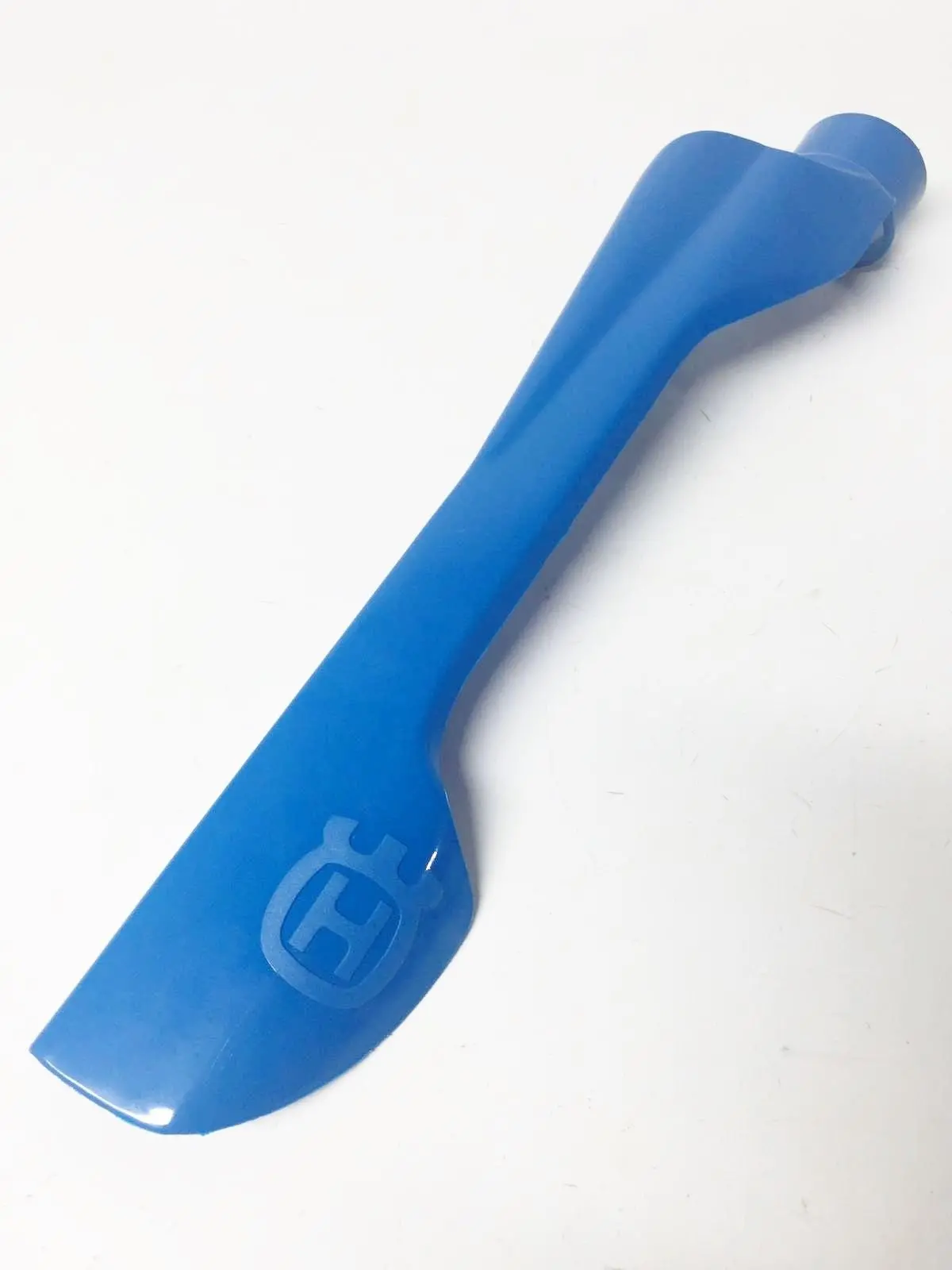 Nos 1990'S Husqvarna Blue Left Fork Leg Guard Bar Protector Shield 800083768 1