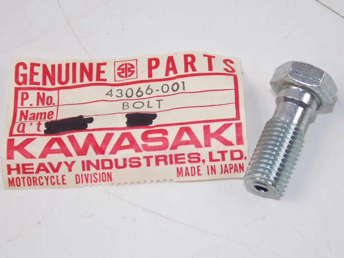 Nos Kawasaki 1987-1990 Oil Bolt (2) Kz1000 Kz900  Kh400 H1 H2 Ex650 43066-001 1