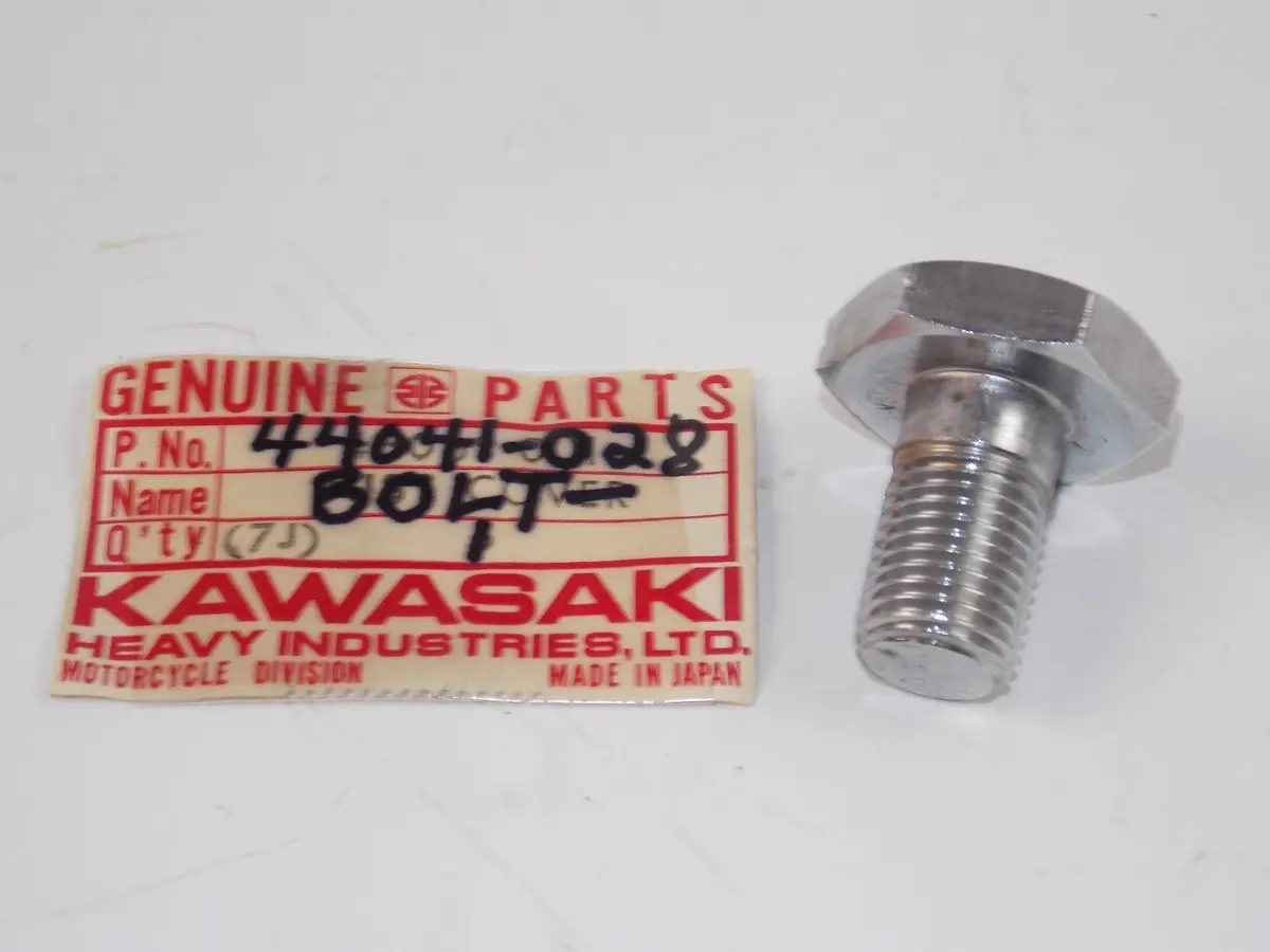 Nos Kawasaki 1968 1969 1970 Steering Stem Head Bolt F4   44041-028 1