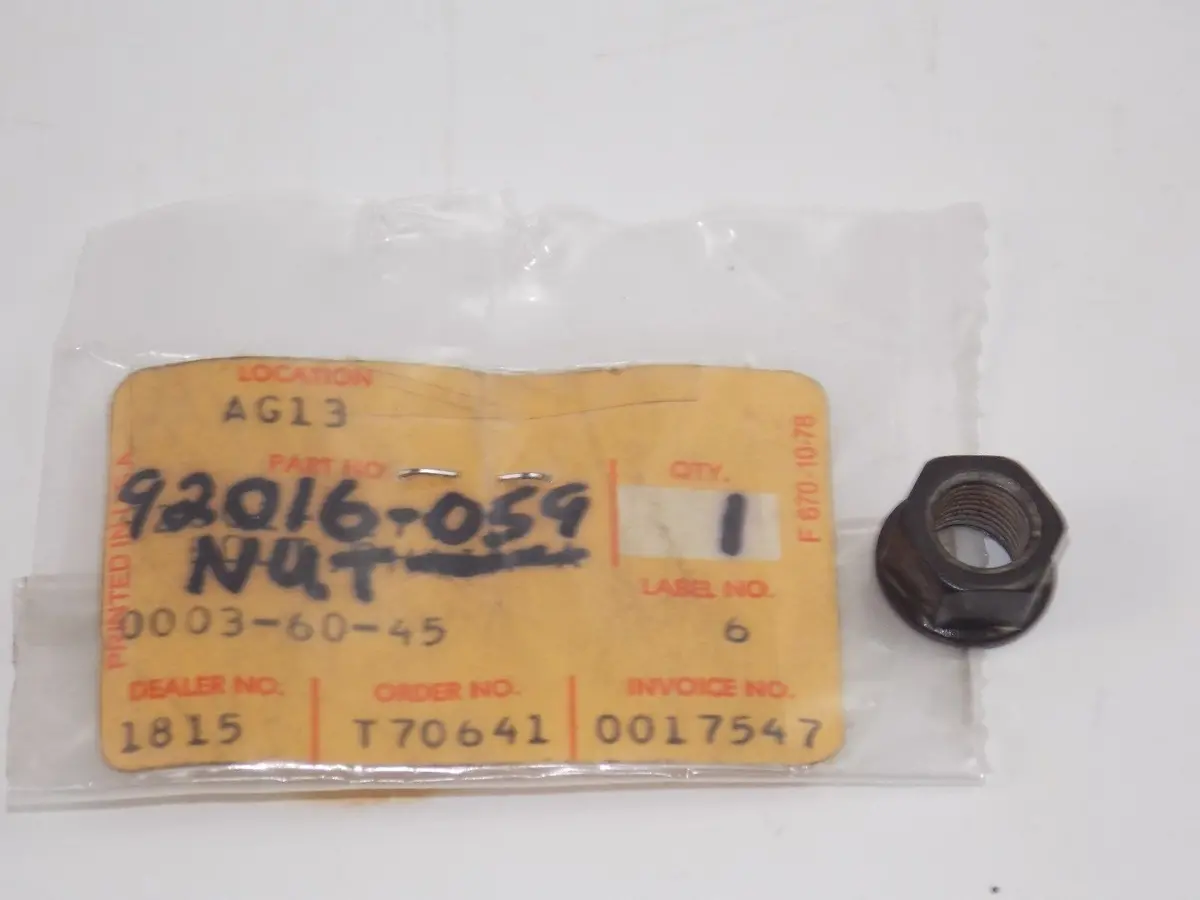 Nos Kawasaki 1974-1983 Connecting Rod Nut Kz1300/400/750/650 2016-059 1