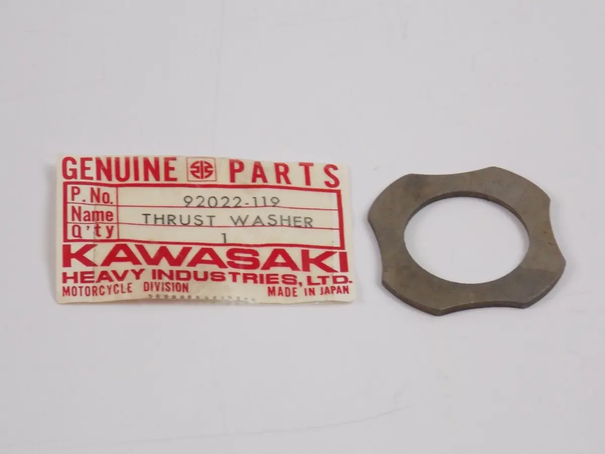 Nos Kawasaki 1969-1978 Thrust Washer H1 S1/2/3 Kh250/400   92022-119 1