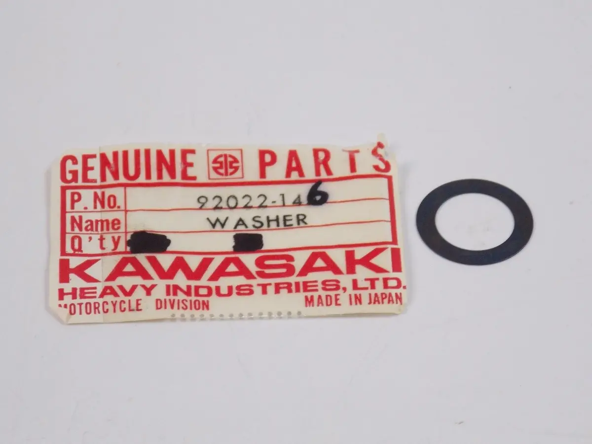 Nos Kawasaki 1969-2004 Thrust Washer Kh125 Kd80 Ke100 Km100 G3/4/5  92022-146 1
