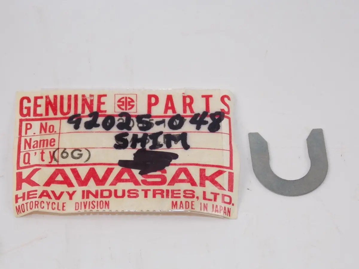 Nos Kawasaki 1969-1976 Rear Engine Shim 0.5Mm (2) H1/2 S2 Kh500  92025-048 1