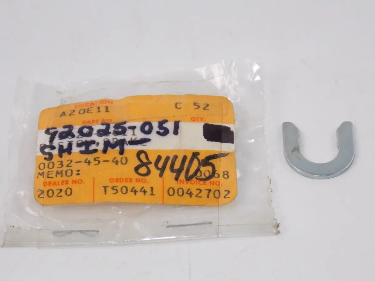 Nos Kawasaki 1969-1976 Engine Fitting Shim 1.6Mm (2) H1/2 S1/2 Kh250 92025-051 1