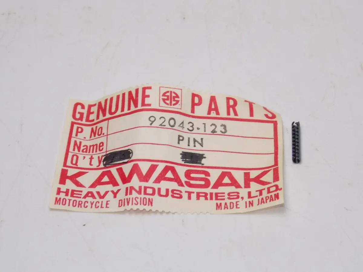 Nos Kawasaki 1987-2016 Spring Pin 2.2X13.5 (2) Klr650 Ksf250 Klx650  92043-123 1