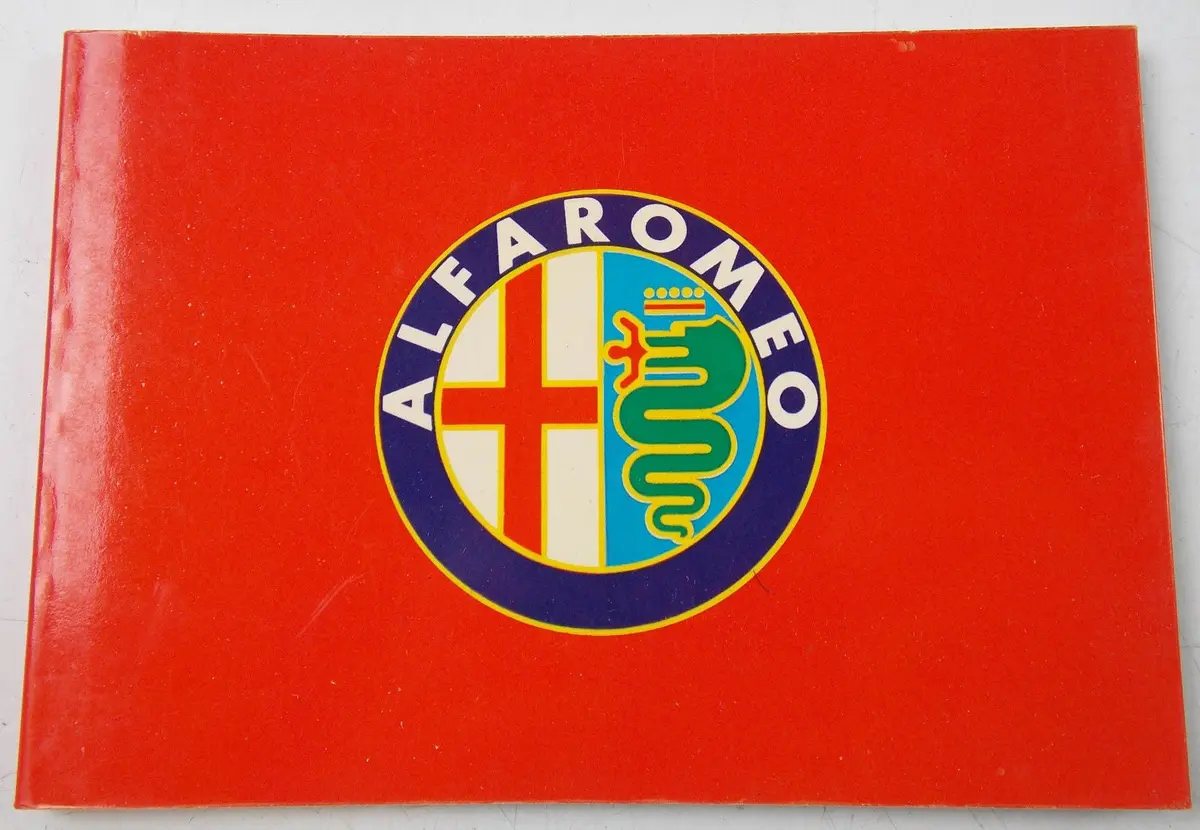 1981 Alfa Romeo History Book 4"X6" Italian Booklet 6C 8C 1750 Alfetta Giulia Gt 1