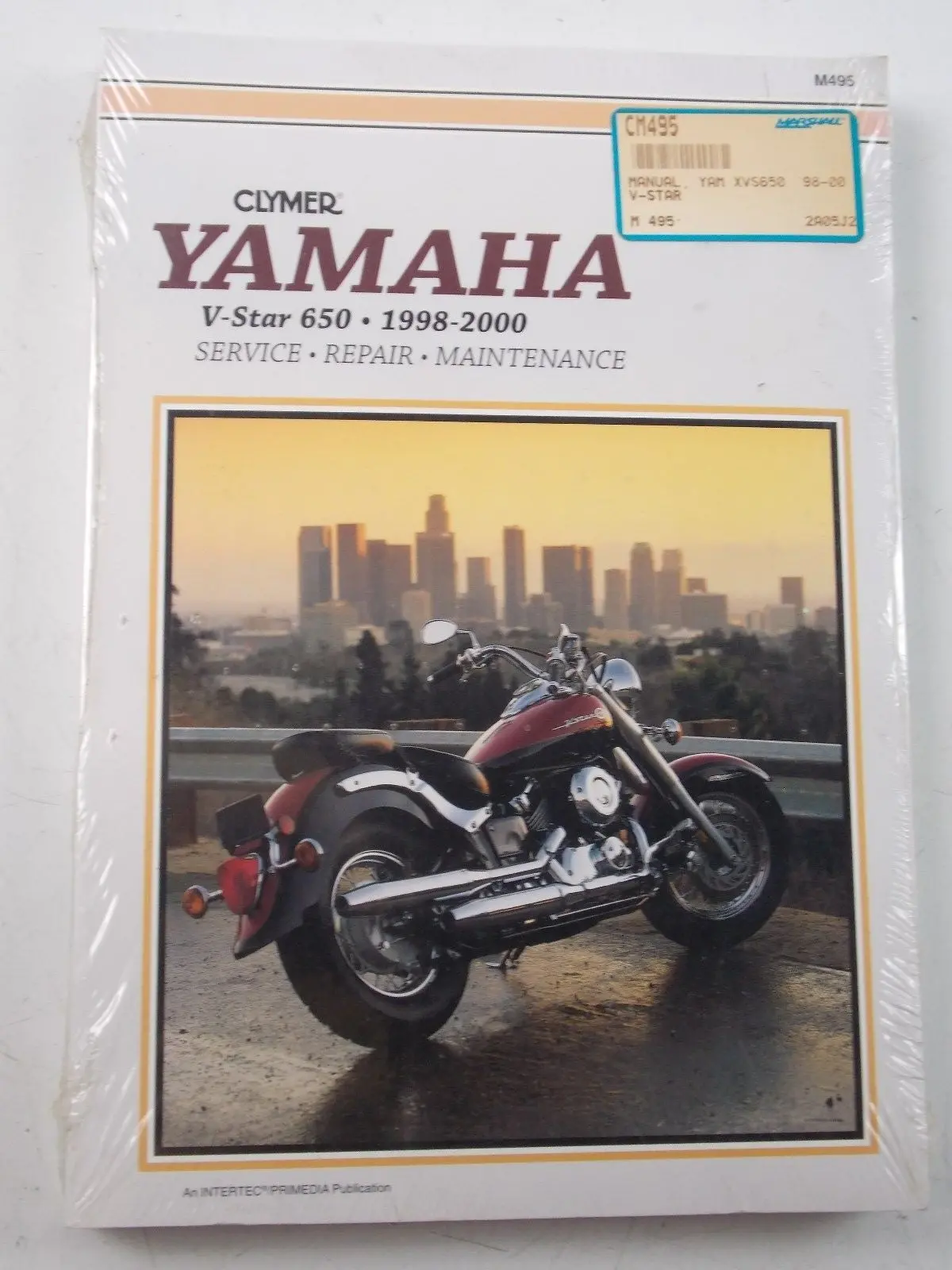 Nos Clymer 1998-2000 Manual M495 Service Repair Maintenance V-Star 650 1