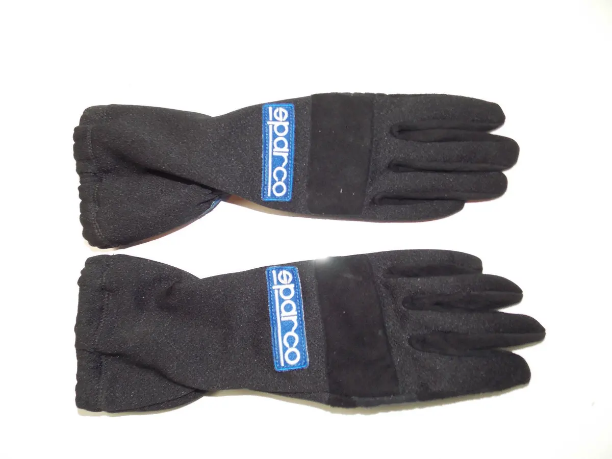 Sparco Kart Driving Black Gloves Small Size 3 Racing Karting 1