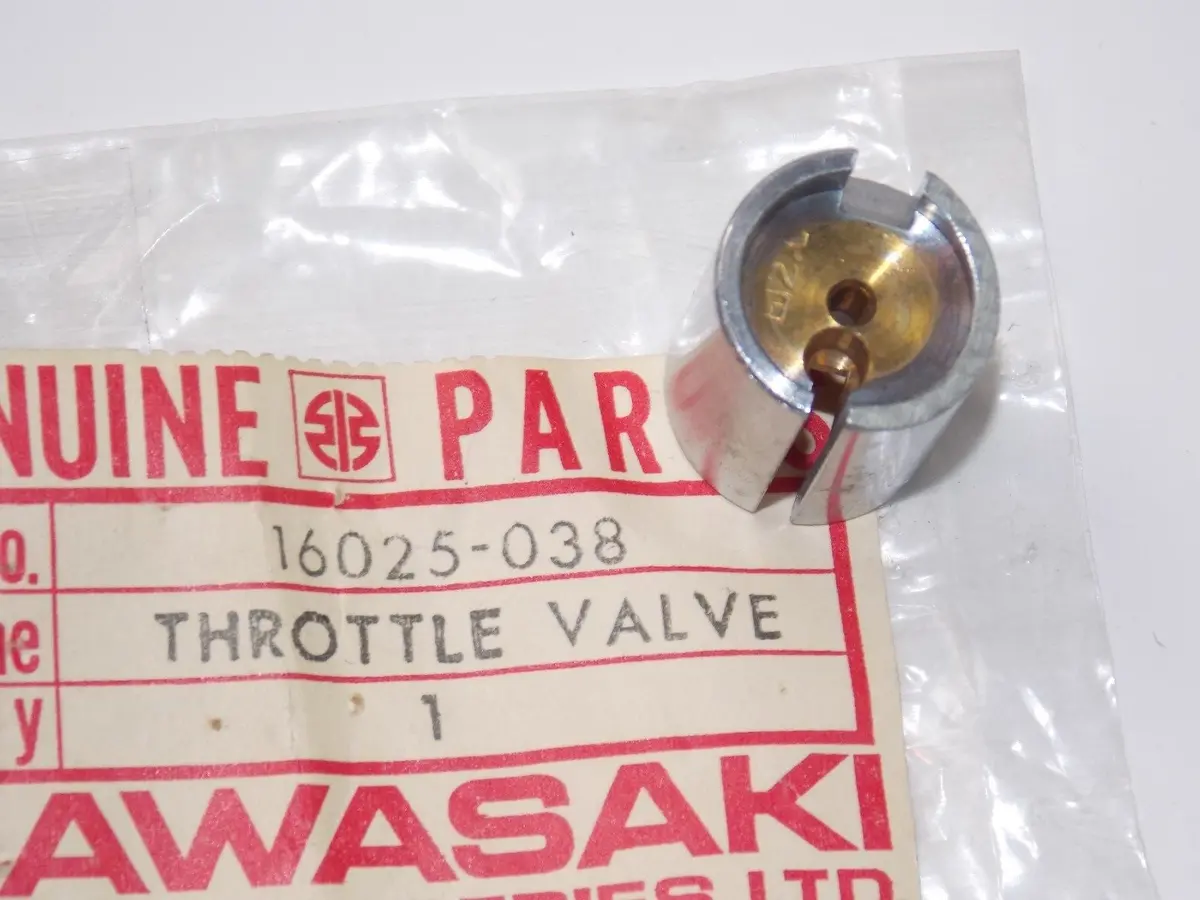 Nos Kawasaki 1971-1980 Carburetor Throttle Valve Ca2.0 Mt1 Kv75  16025-038 1