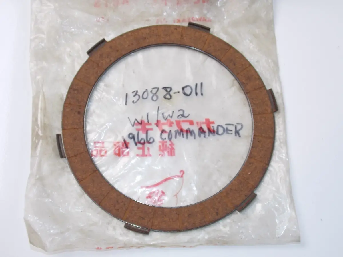 Nos Kawasaki 1966-1969 Friction Plate Clutch  W1 W2 13088-011 1