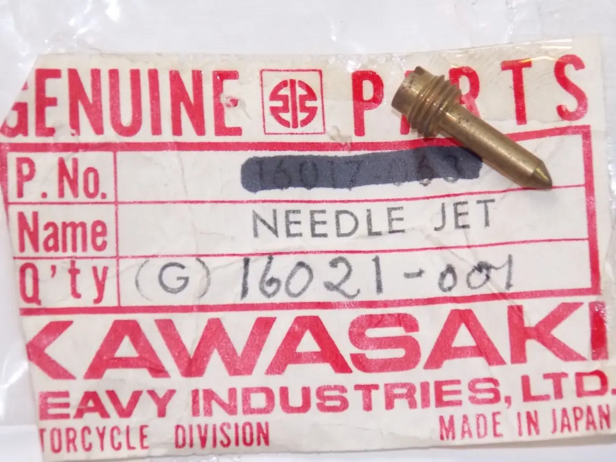 Nos Kawasaki 1971-1980 Carburetor Stop Screw Mt1 Kv75 16021-001 1