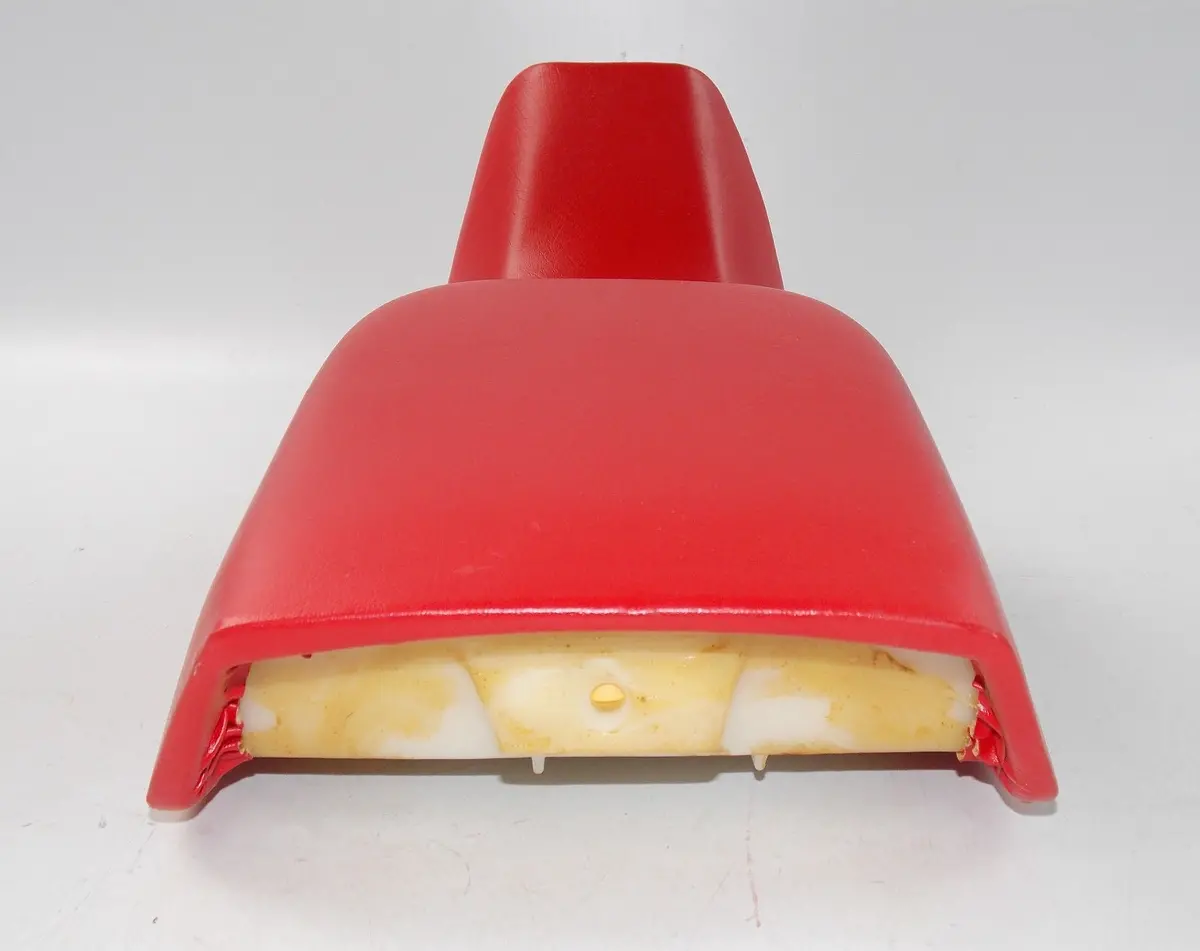 Nos 1990'S Red Seat Saddle Ducati Cagiva Morini Dalla Valle Italy 2