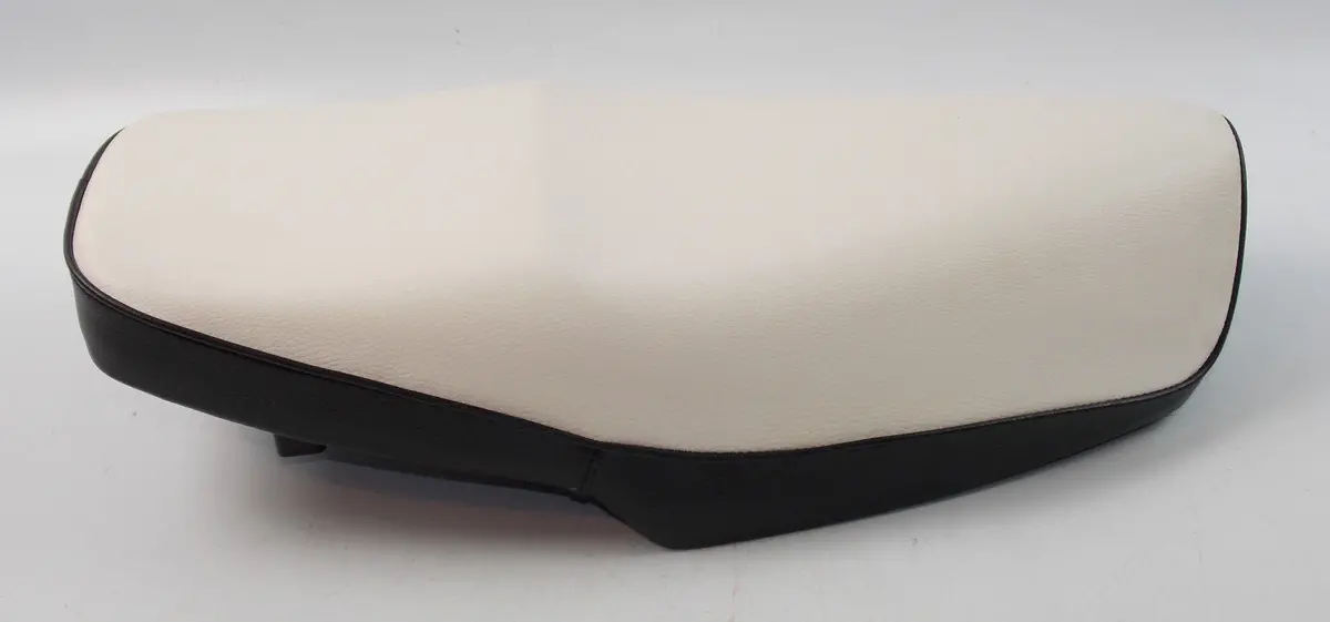 Nos 1990'S Yamaha Moped Scooter Seat Black White Mbk Riva 1