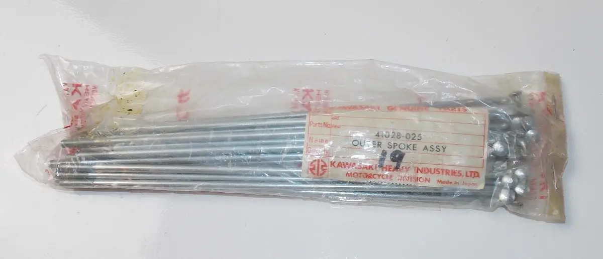 19 Spokes Outer Wheel Kawasaki 1970 1971 F5 F8    41028-025 1