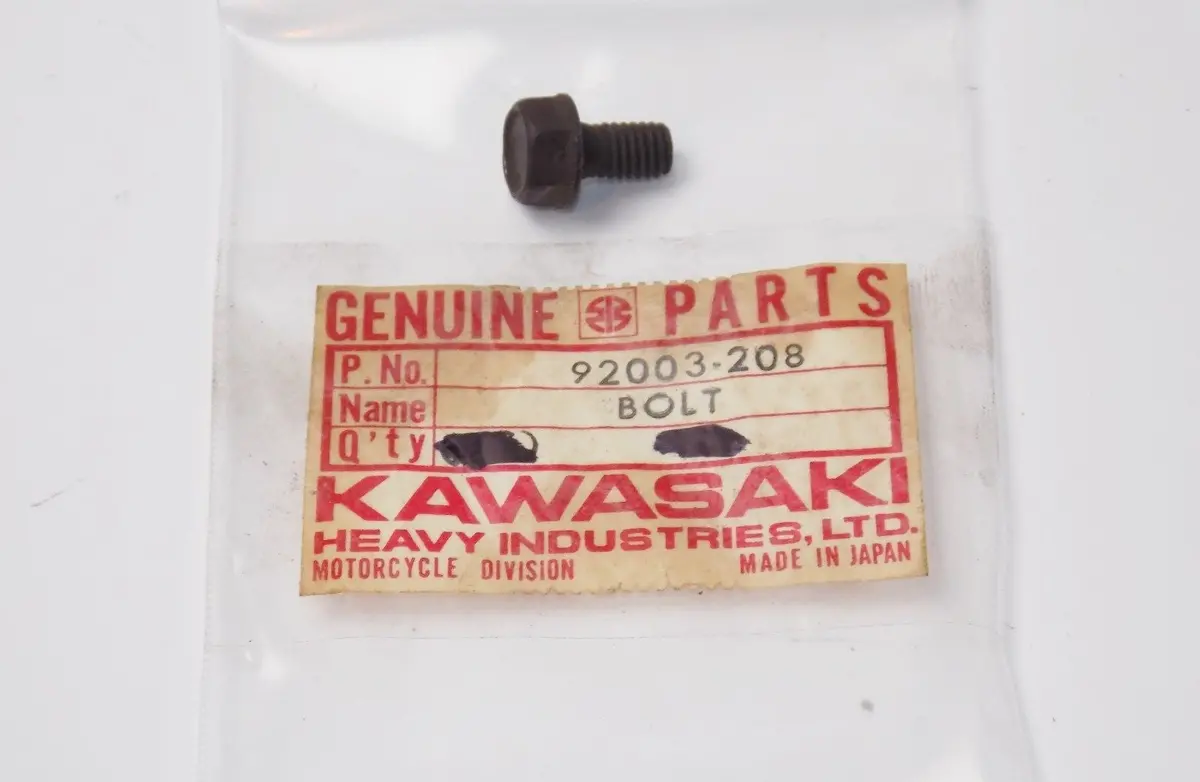 Nos Kawasaki 1973-2015 Sprocket Fitting Bolt Ex650 Kle650 Zl600 Kz400 92003-208 1