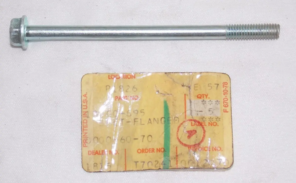 Nos Kawasaki 1982 Flanged Bolt 6X95 Kz750 130G0-695 1