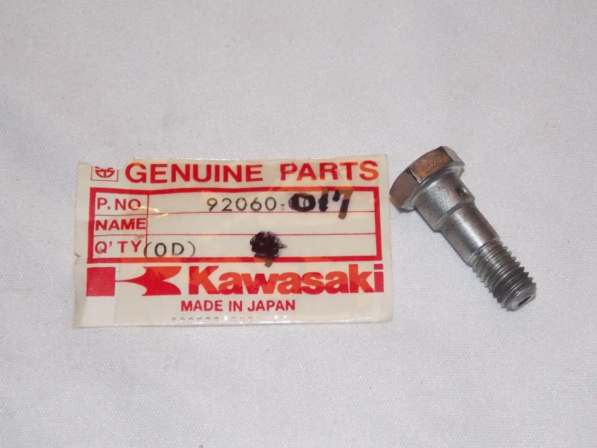 Nos Kawasaki 1973 1974 1975 Banjo Bolt F11  92060-017 1