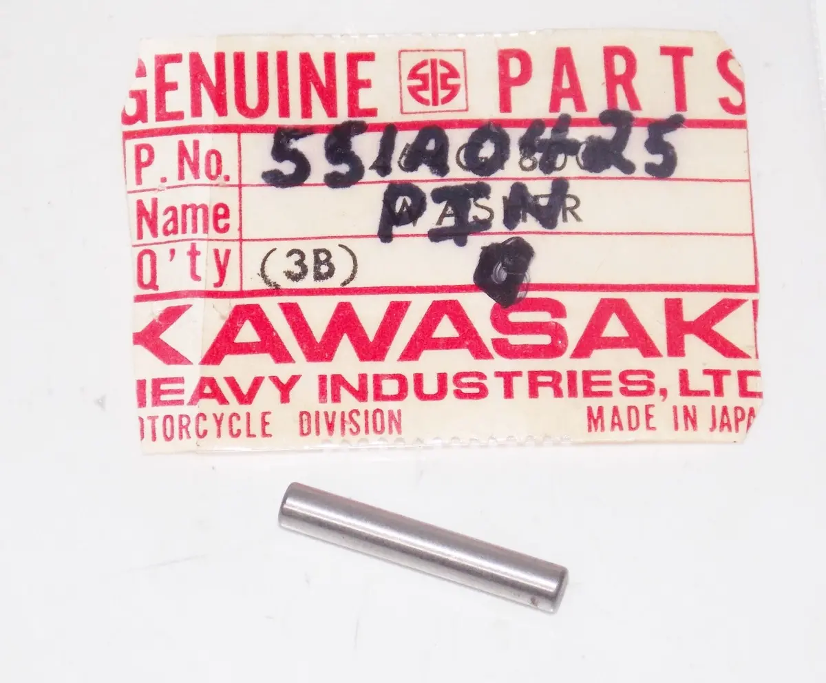 Nos Kawasaki 1975 1977 1981 1985 1990 2008 Kz400 Ksf450 Pin Dowel 4X25 551A0425 1