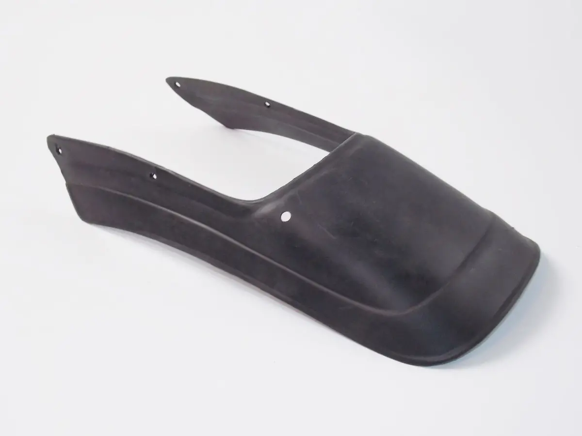 1980'S Motorcycle Front Fender Extender Black Mud Splash Guard Enduro Motocross 1