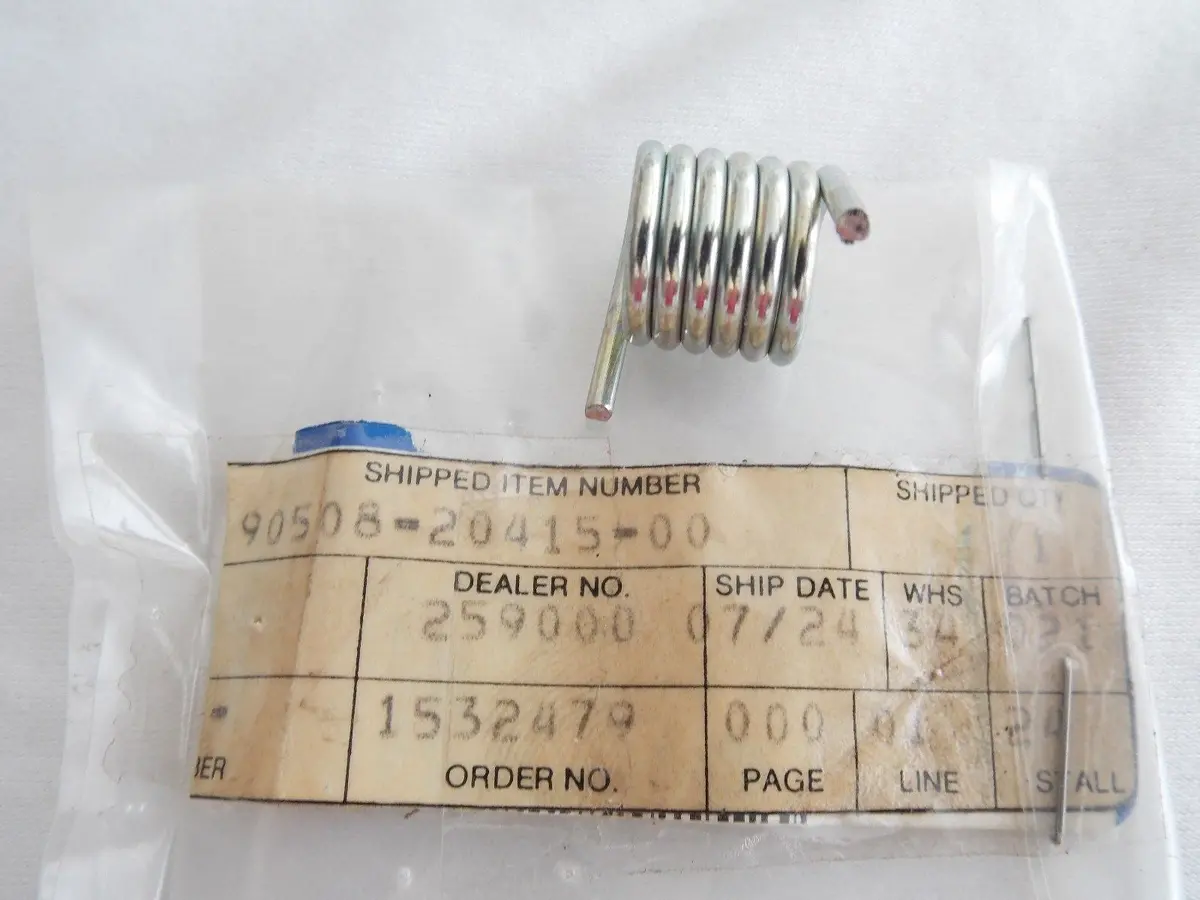 Nos Yamaha  1980 1881 1982 Torsion Spring Tt250 It125/250 Yz125/250 90508-20415 1