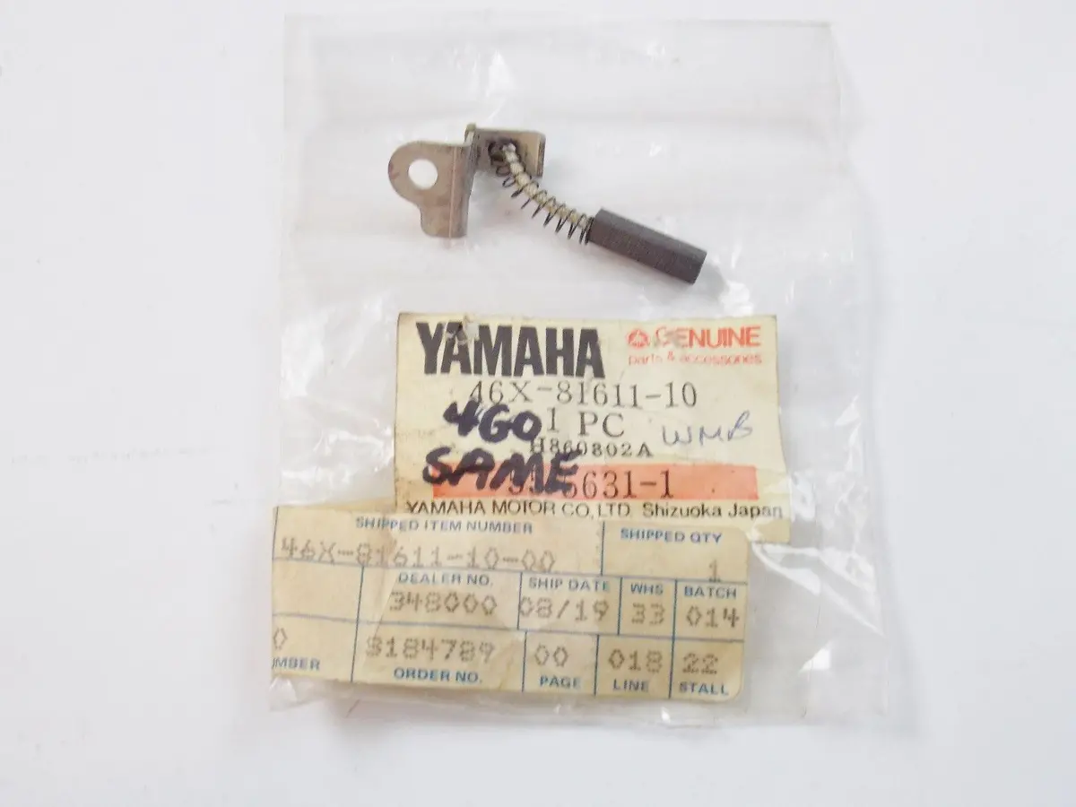 Nos Oem Yamaha  1980 1981 1982 1983 1984  Brush 1 Xj550 Xj650  4H7-81611-10 1