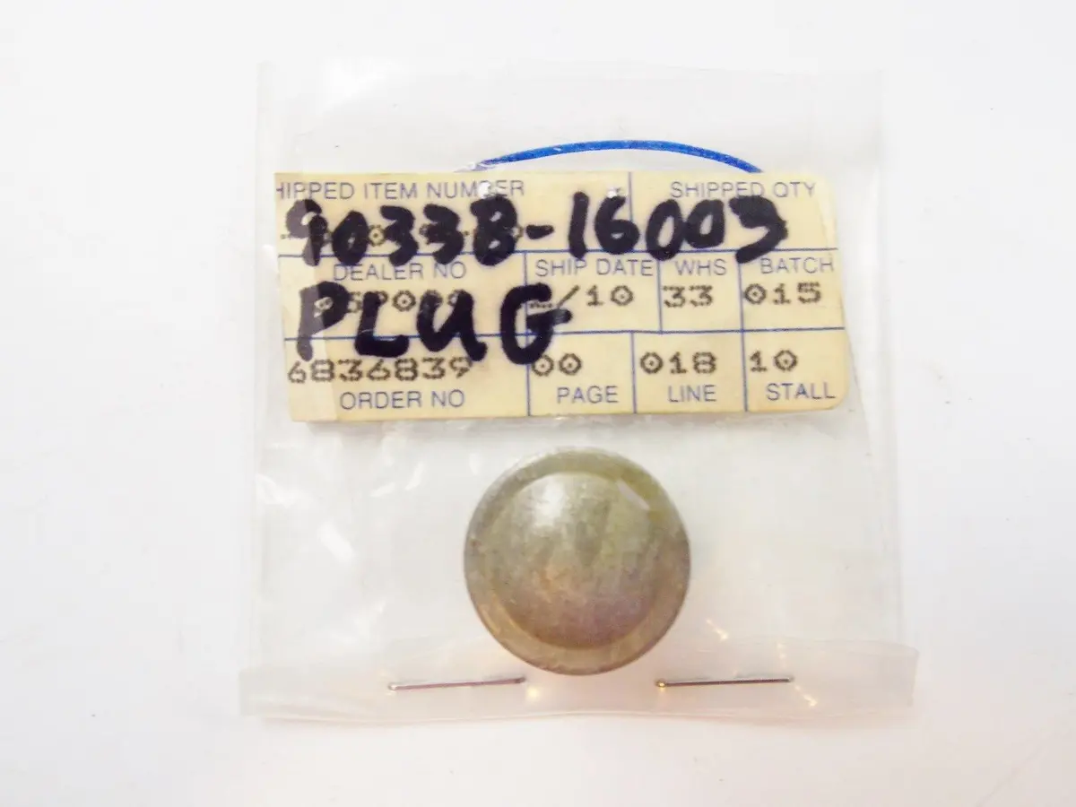 Nos Oem Yamaha  1981-2013 Straight Screen Plug Sr185 Xs400 Xz550  90340-14068 1