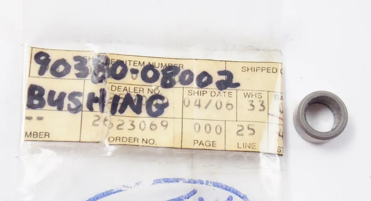 Nos Oem Yamaha  1970-1977 Solid Bush Sw396 Sl292 Ss433 Ew643 Gp292 90380-08002 1