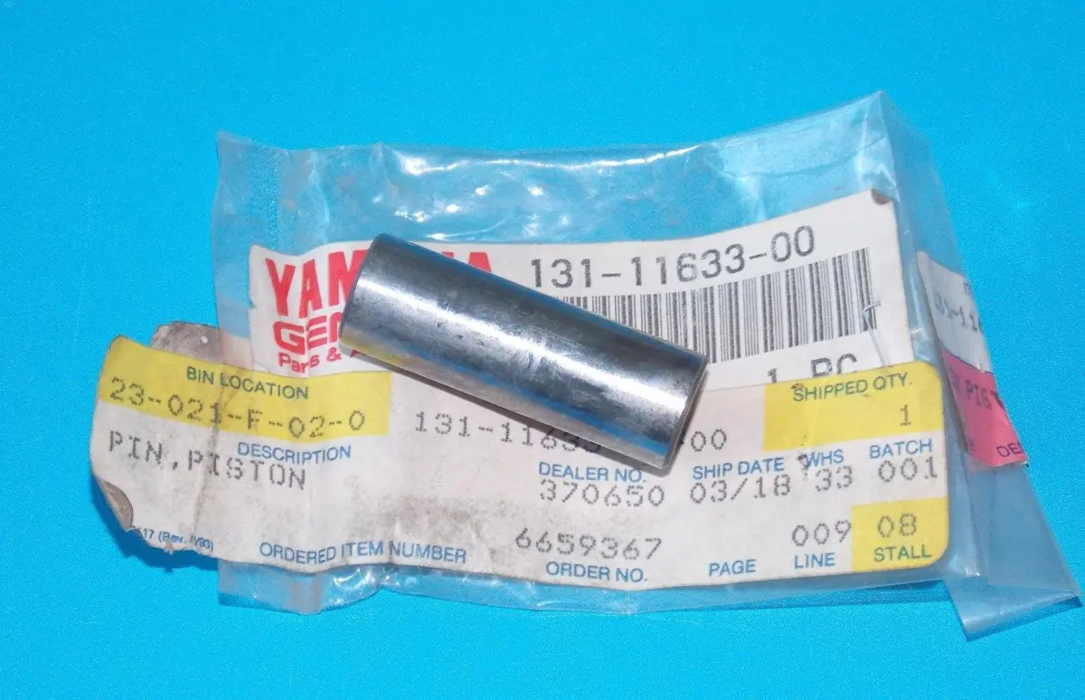 Nos Oem Yamaha 1967-83 1990-2000/06/08 Piston Pin Rs100 Rt100 Yl2   131-11633-00 1
