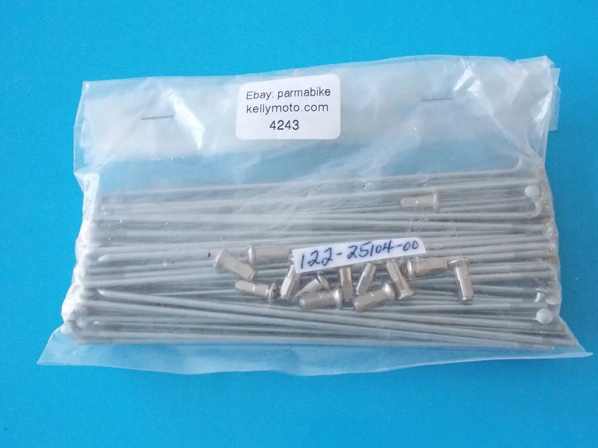 68 Spokes 51 Nipples Front Wheel Yamaha Ygs1 Ygs1t  Yg5s L5ta 122-25104-00 1
