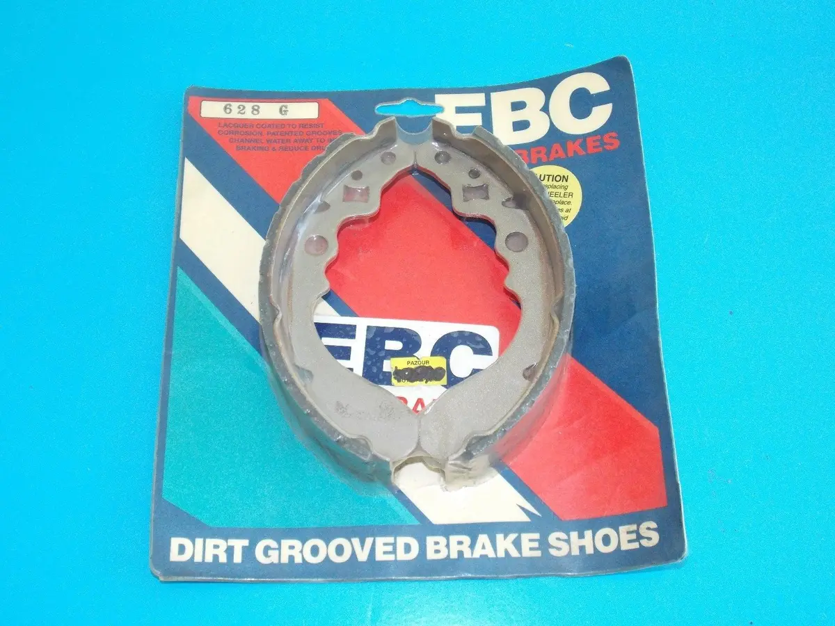 Nos Ebc  Grooved Brake Shoes 628-G Fits Kawasaki And Suzuki  1988-2003 1
