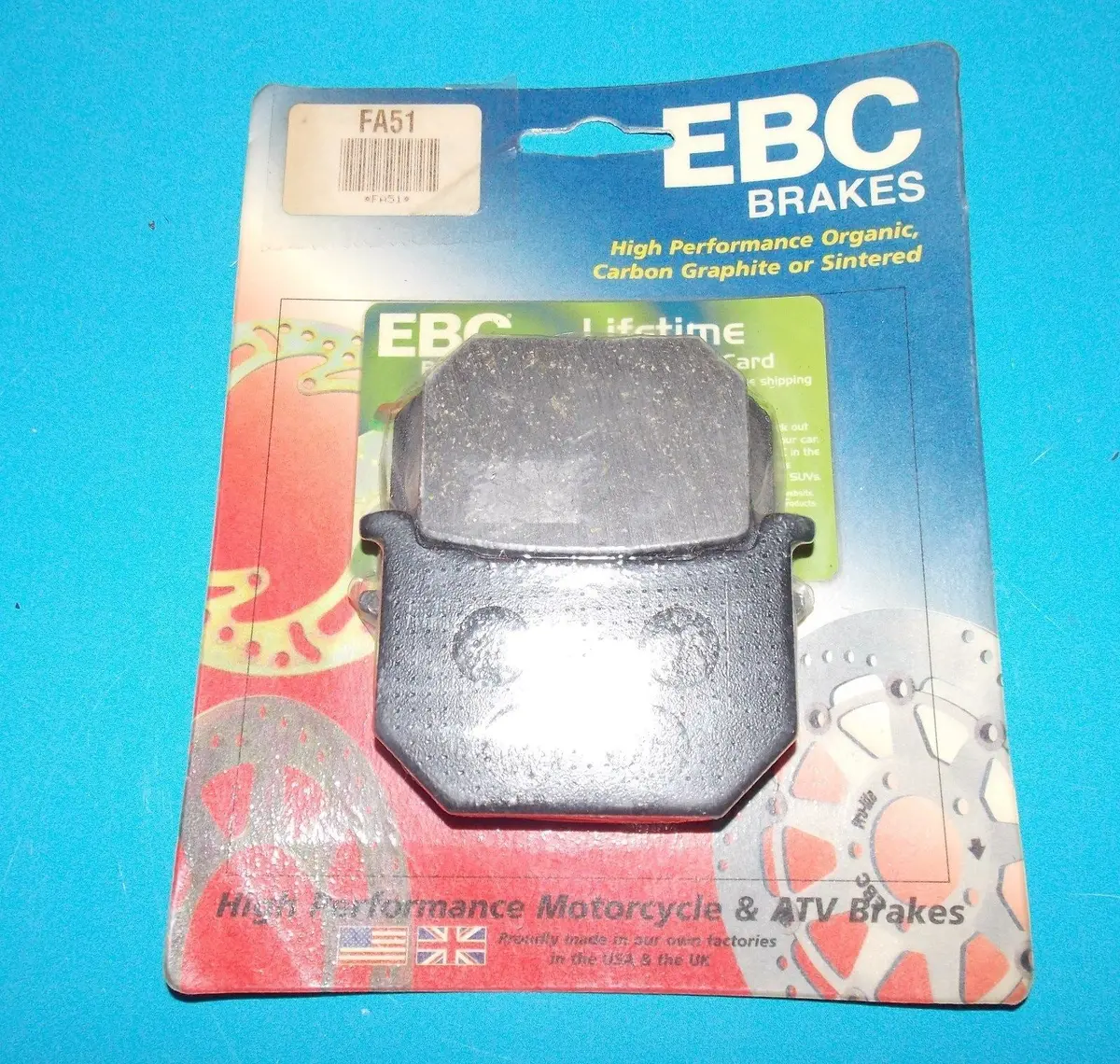 Nos Ebc Brake Pads Fa45 Fits Honda Cb650/400/750 Cm400  1978-1982 1