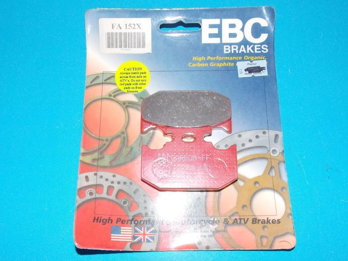 Nos Ebc Brake Pads Fa152/2X Fits Yamaha 1991-1997 Suzuki 1991-1995  2001-2007 1