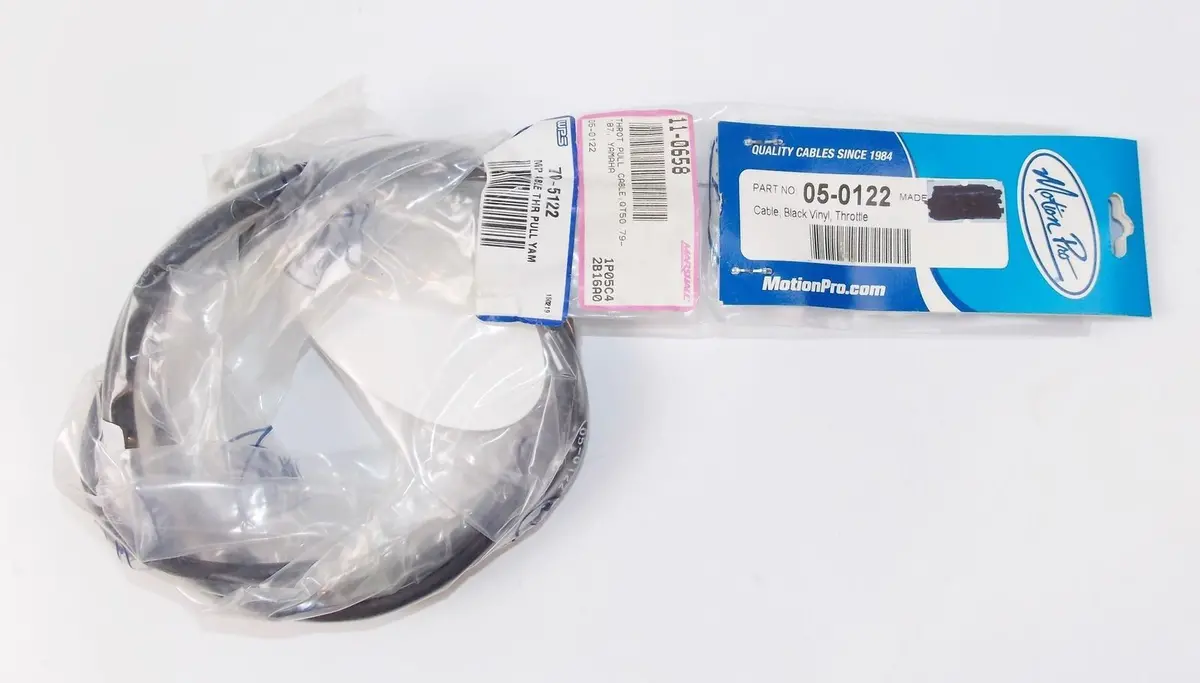 Motion Pro Throttle Black Vinyl Cable Yamaha 1979-1980-1981-1987 Qt50 05-0122 2