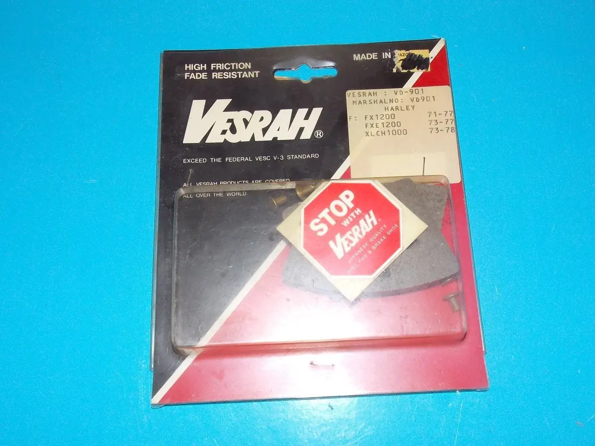 Nos Vesrah Brake Pads Vd 428Nrq Fits Kawasaki 1987-1993 Kl650/250 Klr250/650 1