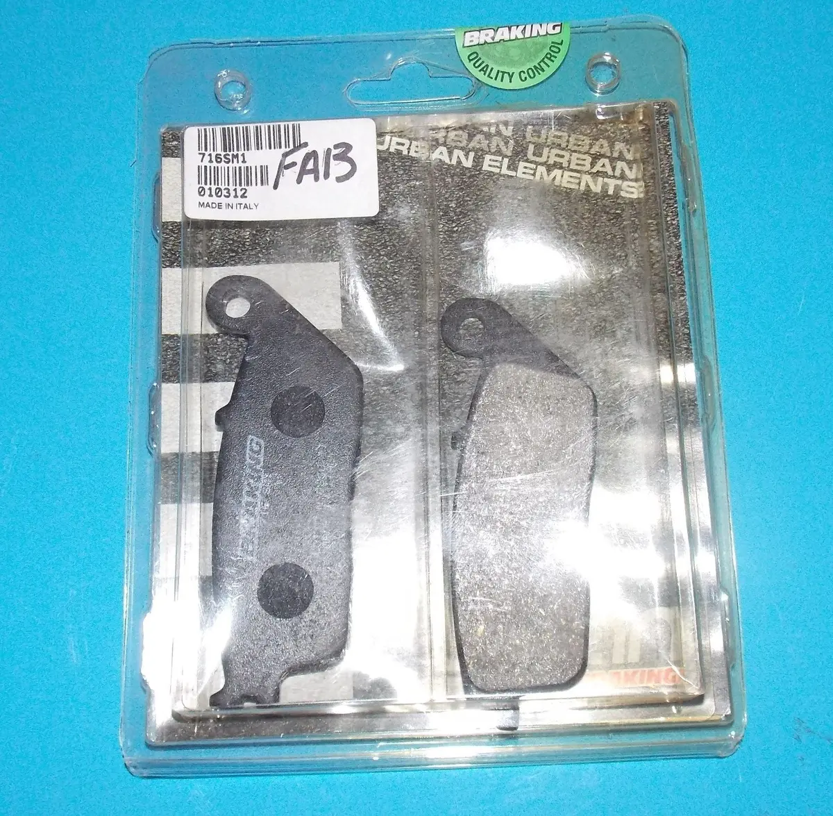 Nos Urban Elements Front Braking Pad Set  #716Sm1 1