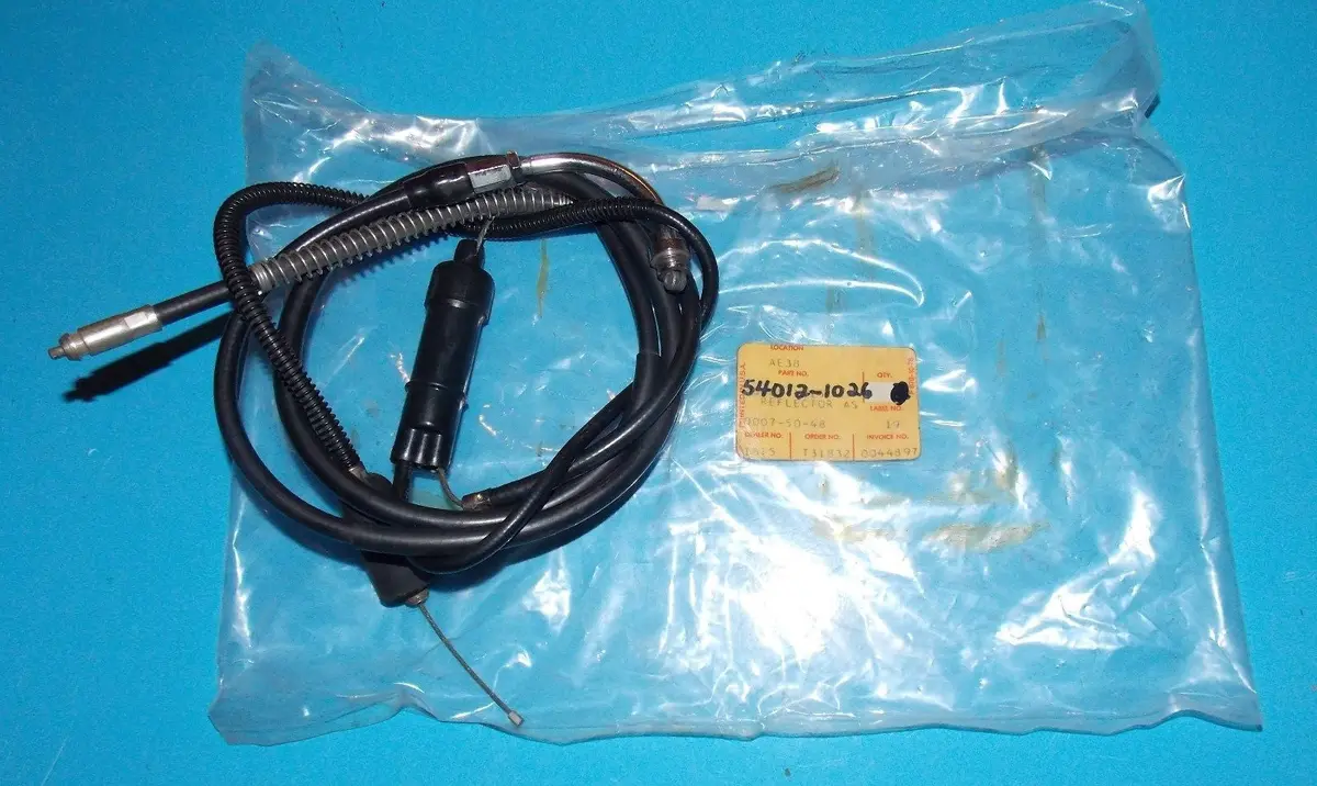 Nos Kawasaki 1979 Throttle Control Cable Ke250    54012-1026 1