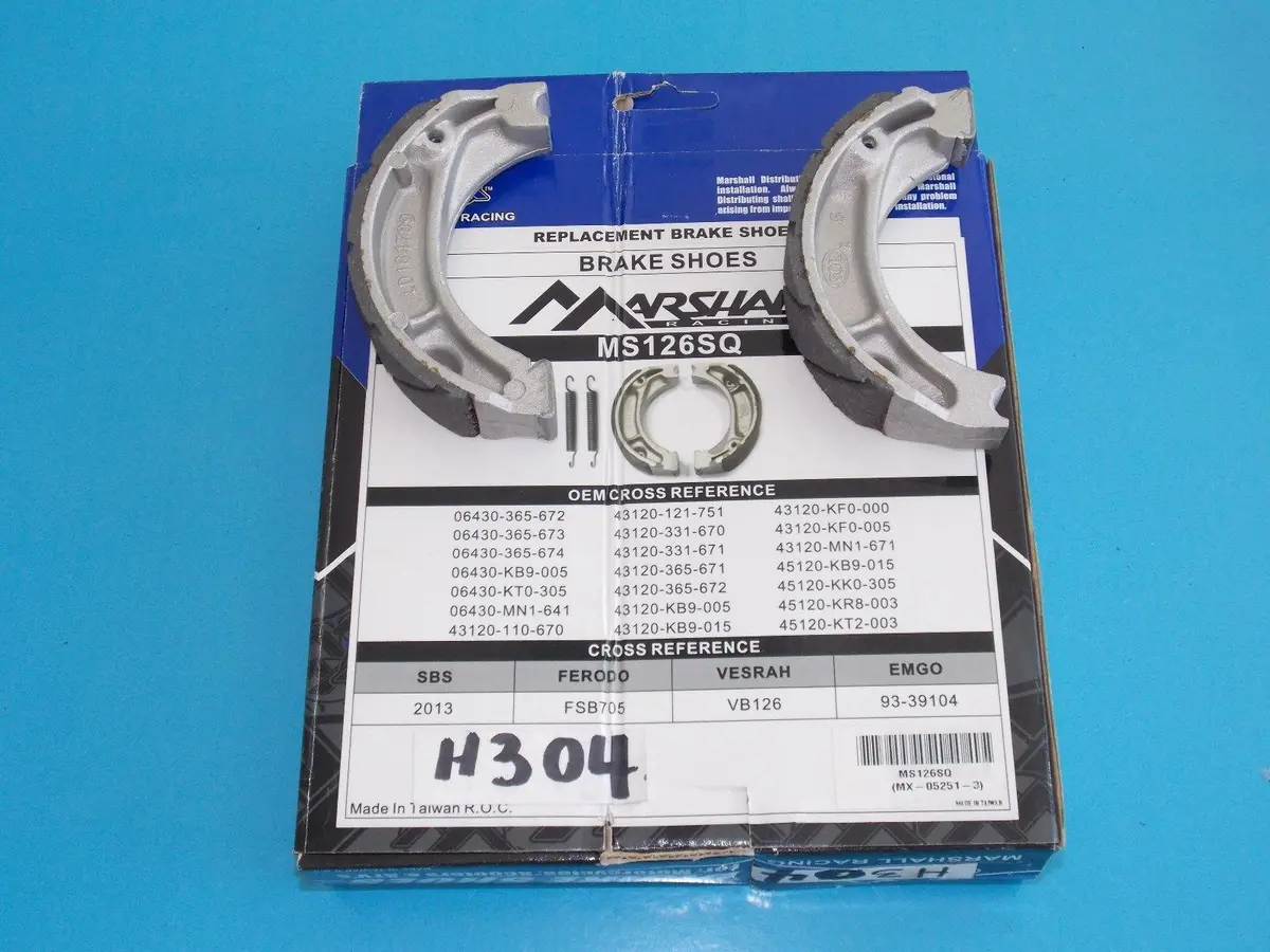 Nos Ebc Brake Shoes K703 Fits Kawasaki Klr250 Ke175 Kdx200 Klf250 1980-2005 1