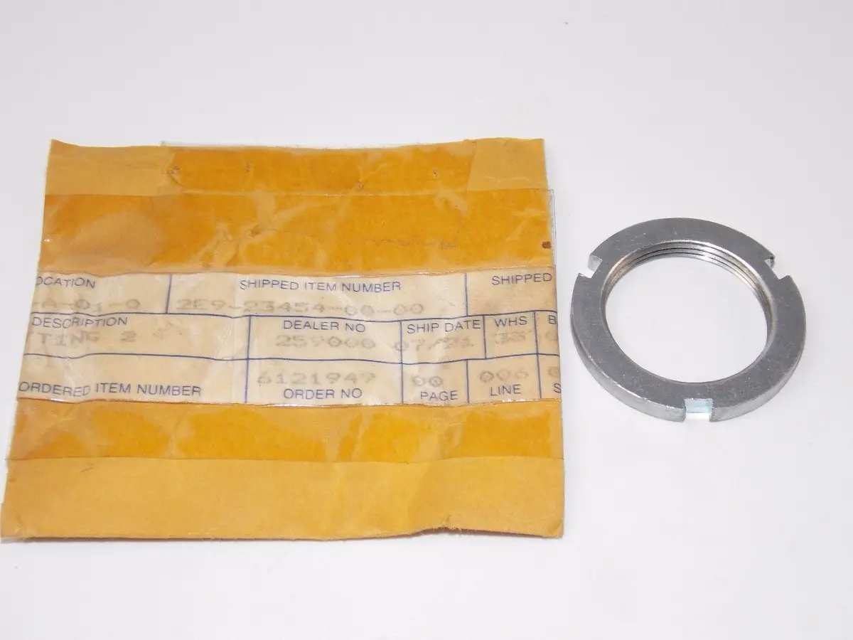 Nos Yamaha  1979-2013 Fitting Nut 2 Qt50 Xc50 Ca50 Mj50 Yj50 Yw50  2E9-23454-00 1