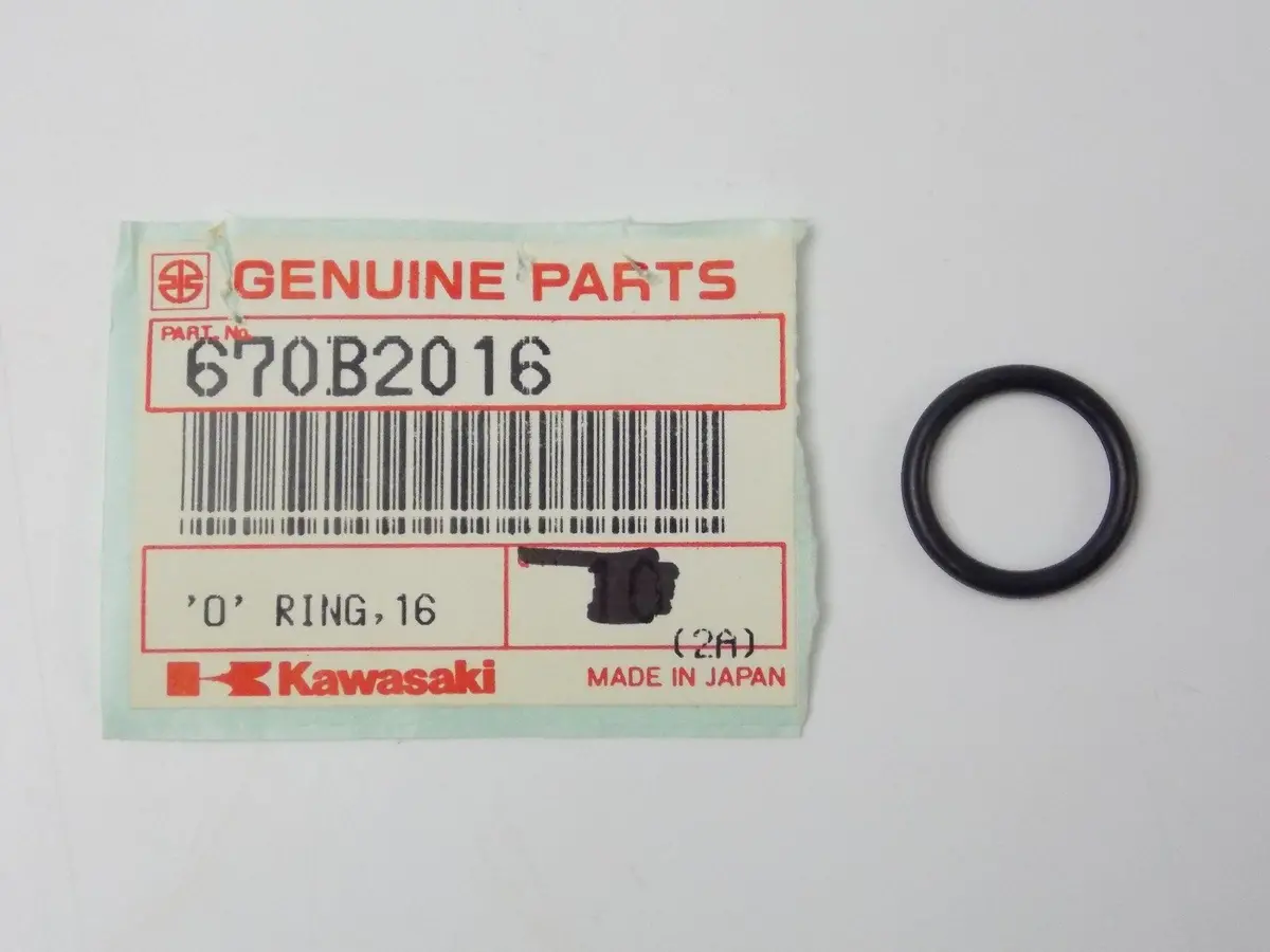 Nos Oem Kawasaki 1976-2015 O Ring 16Mm Js400 Jh750 Jt750 Kz550 Ke100   670B2016 1