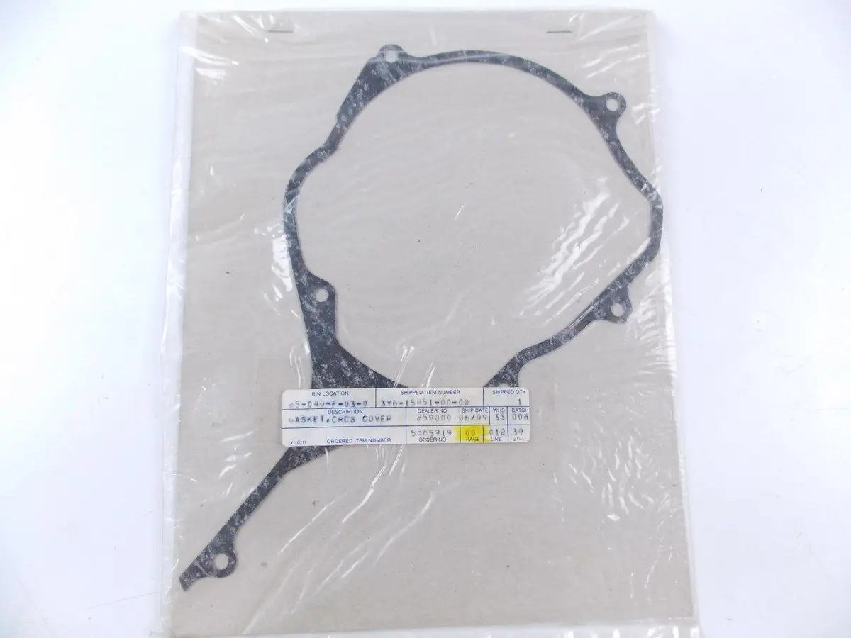 Nos Oem 1980-1988 Yamaha Crankcase Cover Gasket Bw350 Sr250   3Y6-15451-00 1