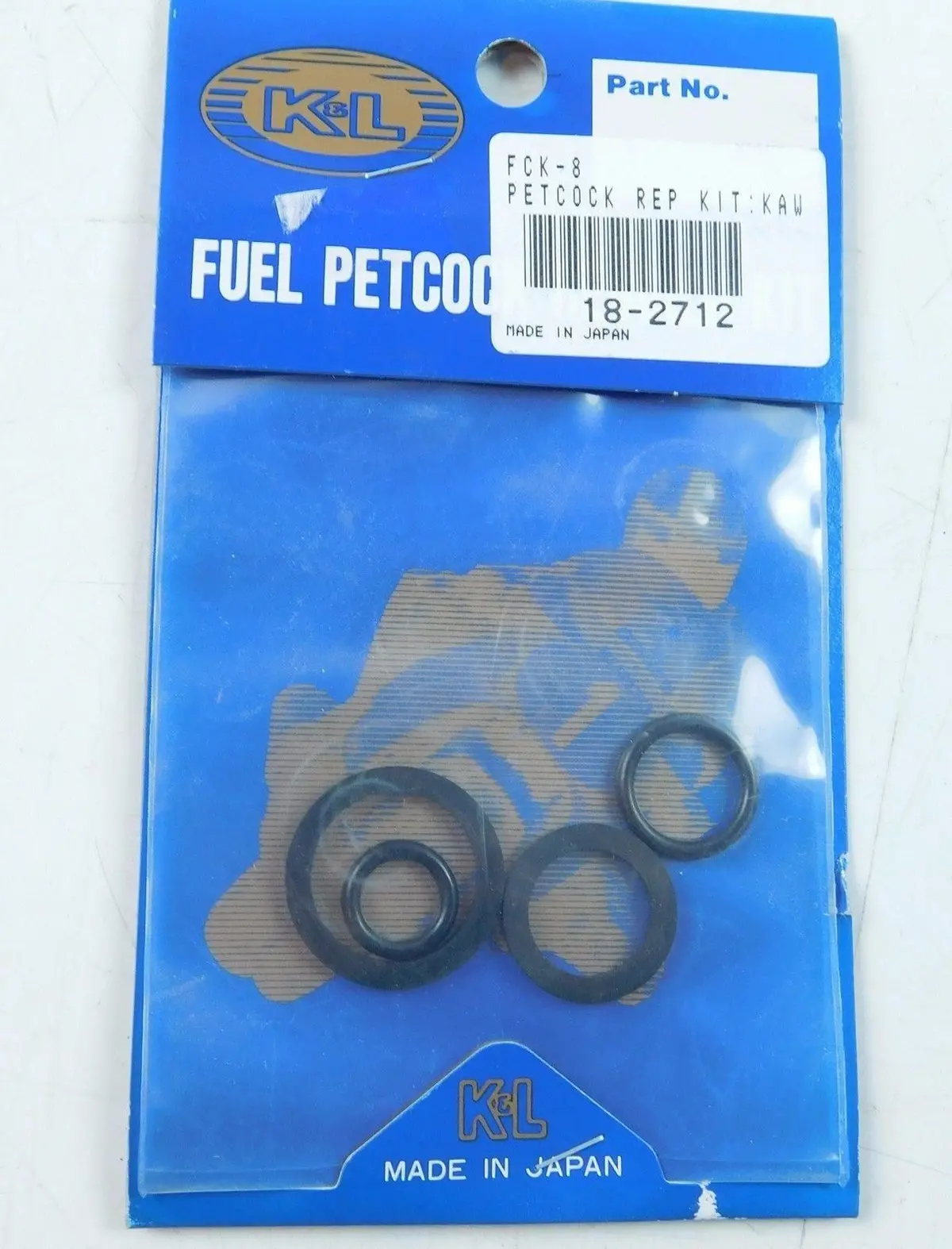 18-2712 Fuel Petcock Repair Rebuild Kit Gas Tank Fuel Valve Kawasaki Gpz Kh Kz 1