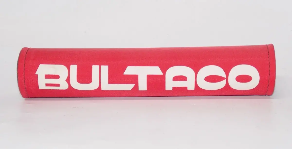 10" Bultaco Handlebar Pad Red Pursang Matador Frontera Motocross Enduro 1