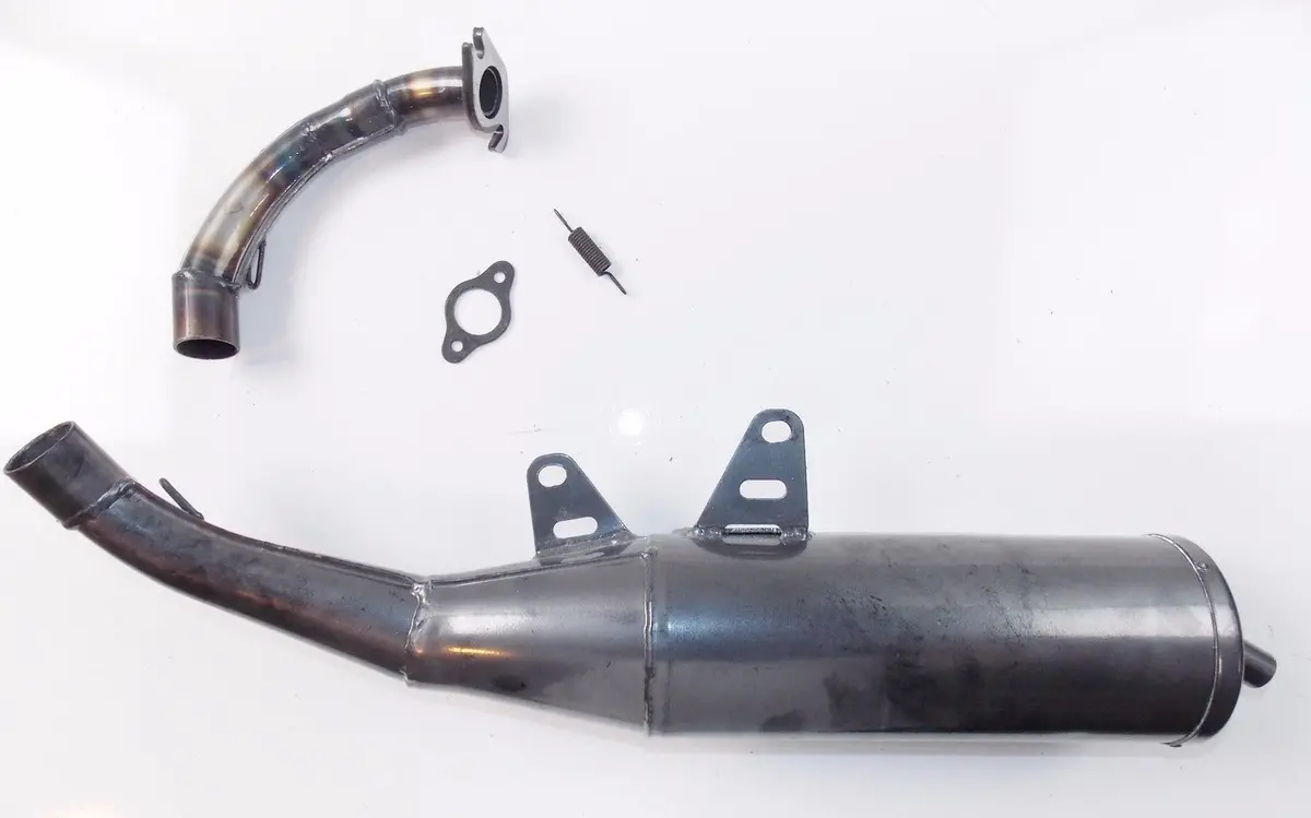 Zirri Racing Exhaust Muffler L=22" Piaggio Yamaha Aprilia Malaguti Minarelli 2