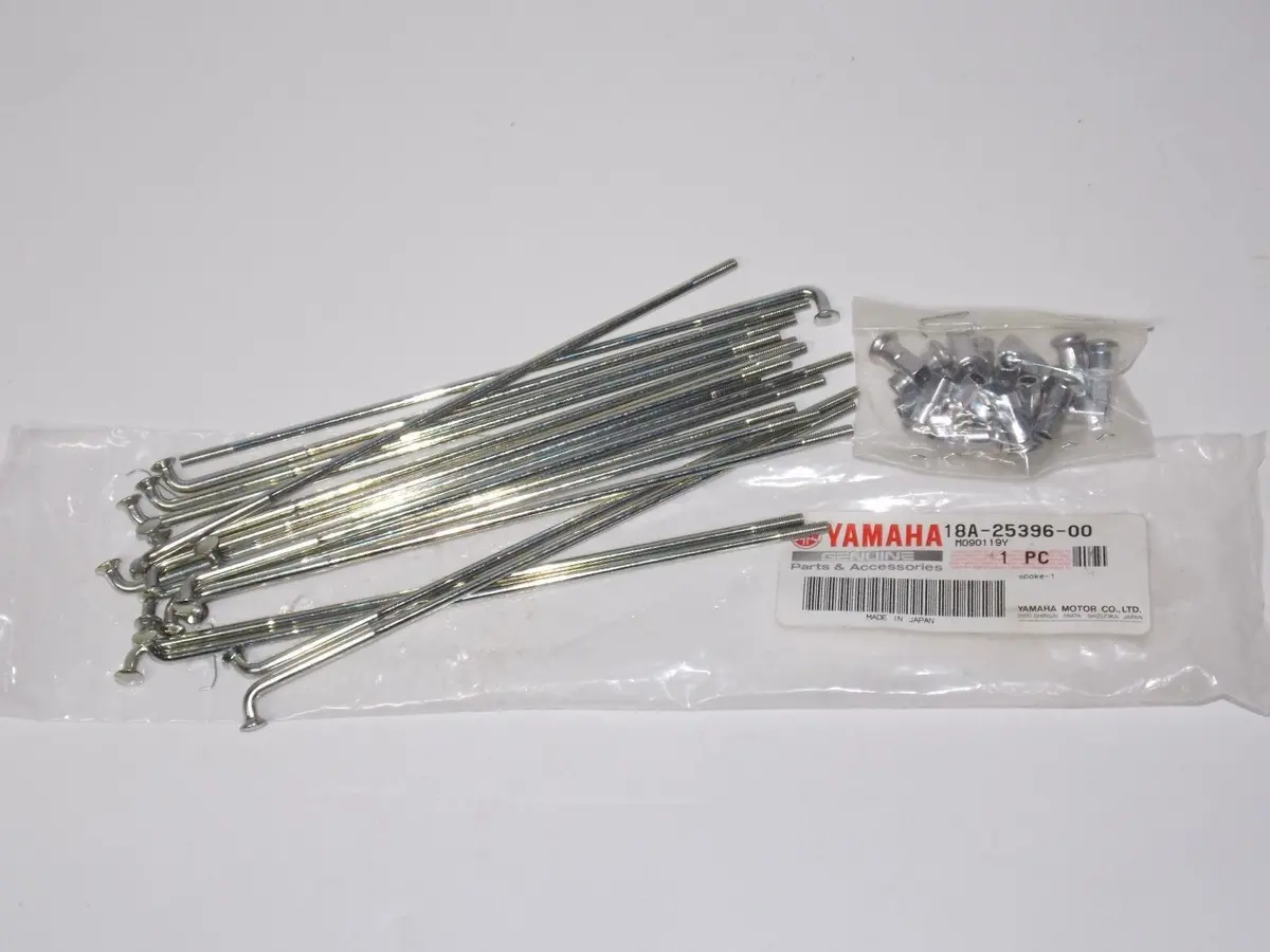 18 Rear Front Wheel Spoke + Nipples Yamaha Motorcycle 18A-25396-00 1