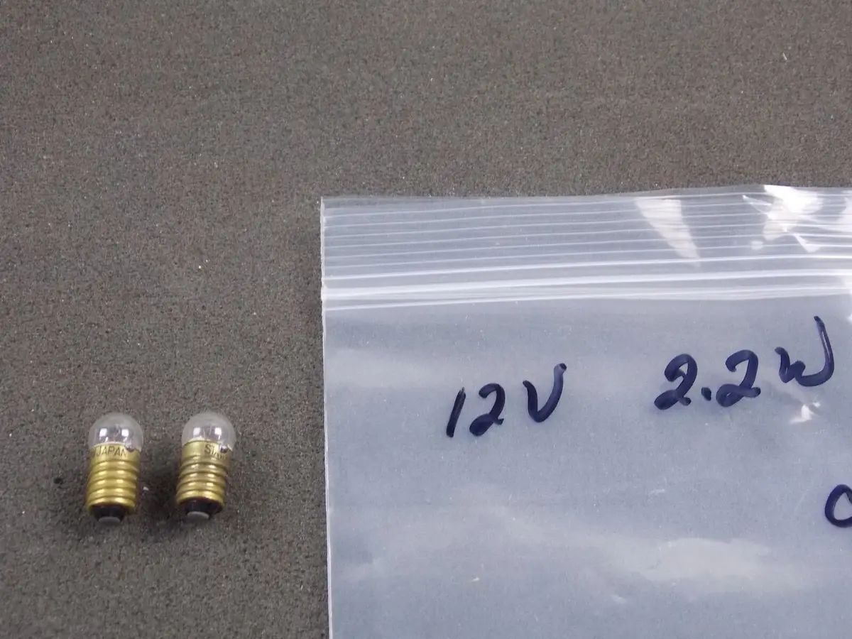 (8) Miniature Light Bulb Screw-In-Base 12V-2.2W Automotive Moltorcycles 1